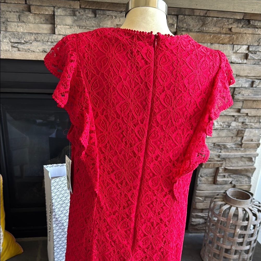 Julia Jordan Red Ruffled Mini Dress - Picture 8 of 14